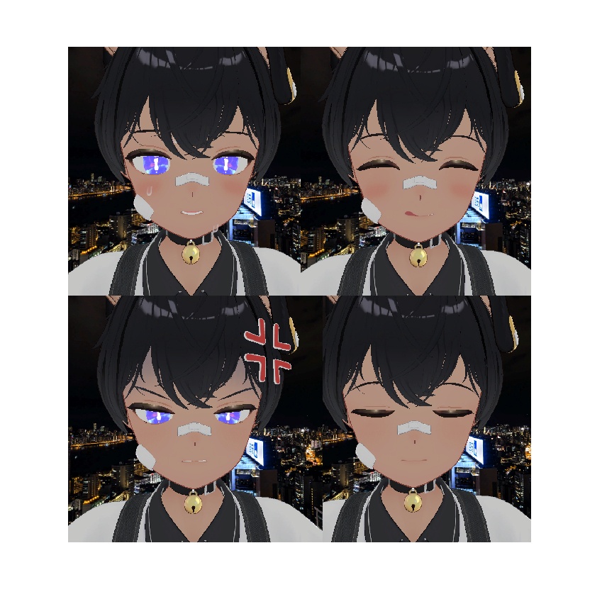 Latte Facial Set ラテ表情セット
