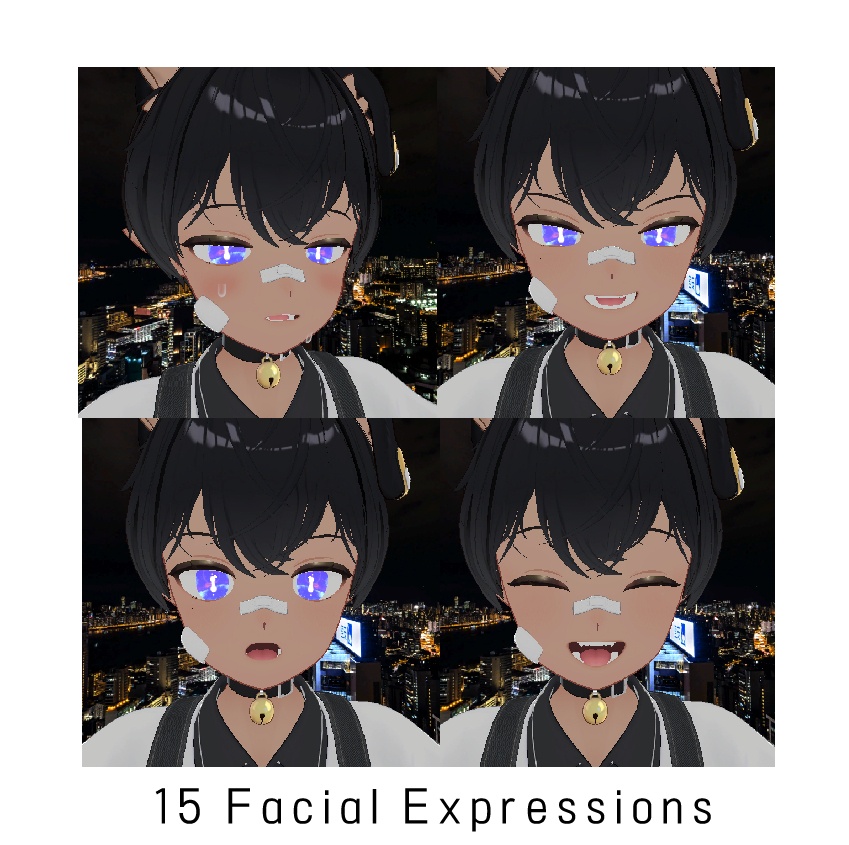 Latte Facial Set ラテ表情セット