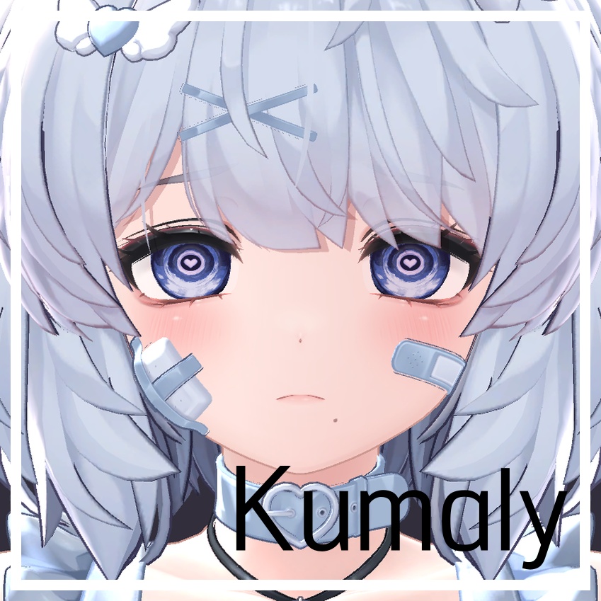 17 avatars 対応 / ハートウェイブアイテクスチャ Heartwave eye texture