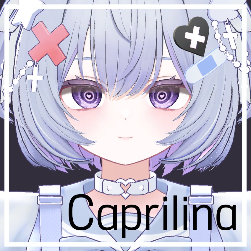 17 avatars 対応 / ハートウェイブアイテクスチャ Heartwave eye texture