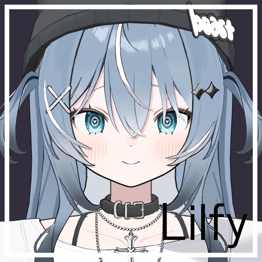 17 avatars 対応 / ハートウェイブアイテクスチャ Heartwave eye texture