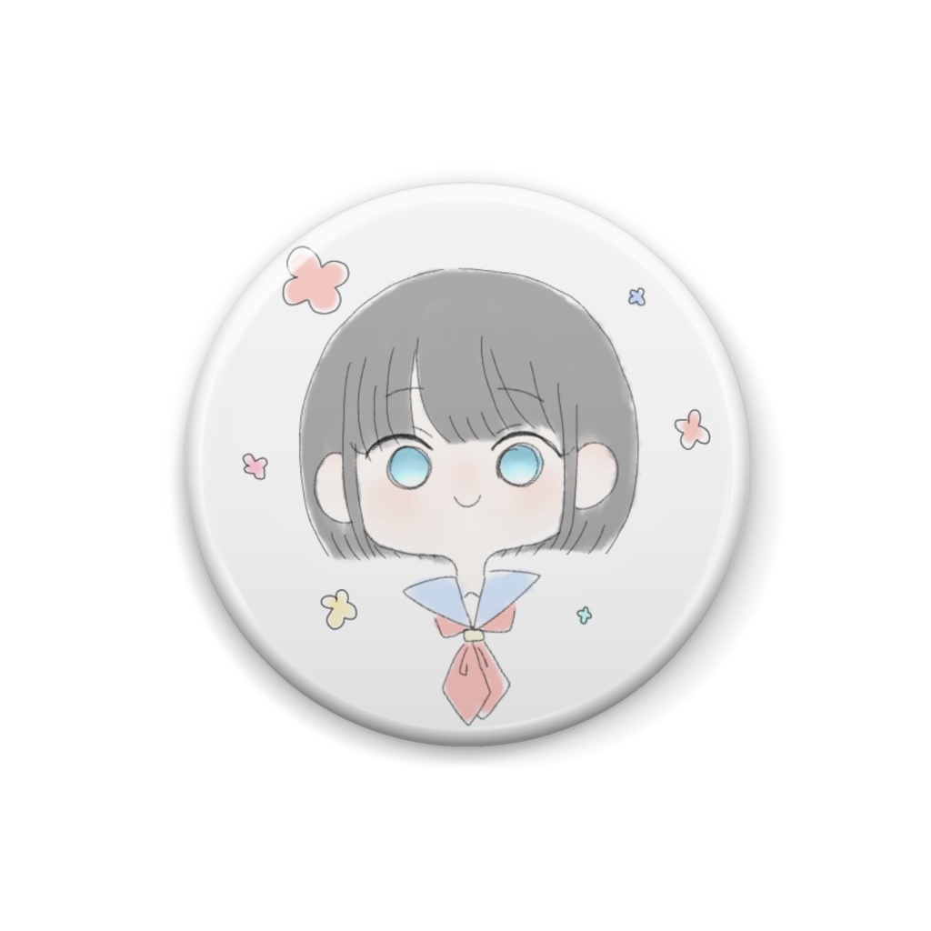 シンプル缶バッジ