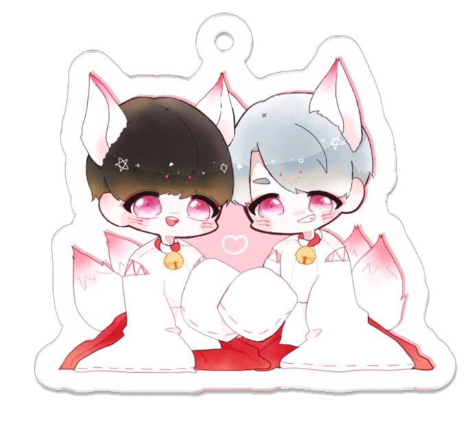 お狐93♡アクリルキーホルダー