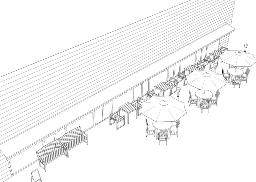 オープンカフェ