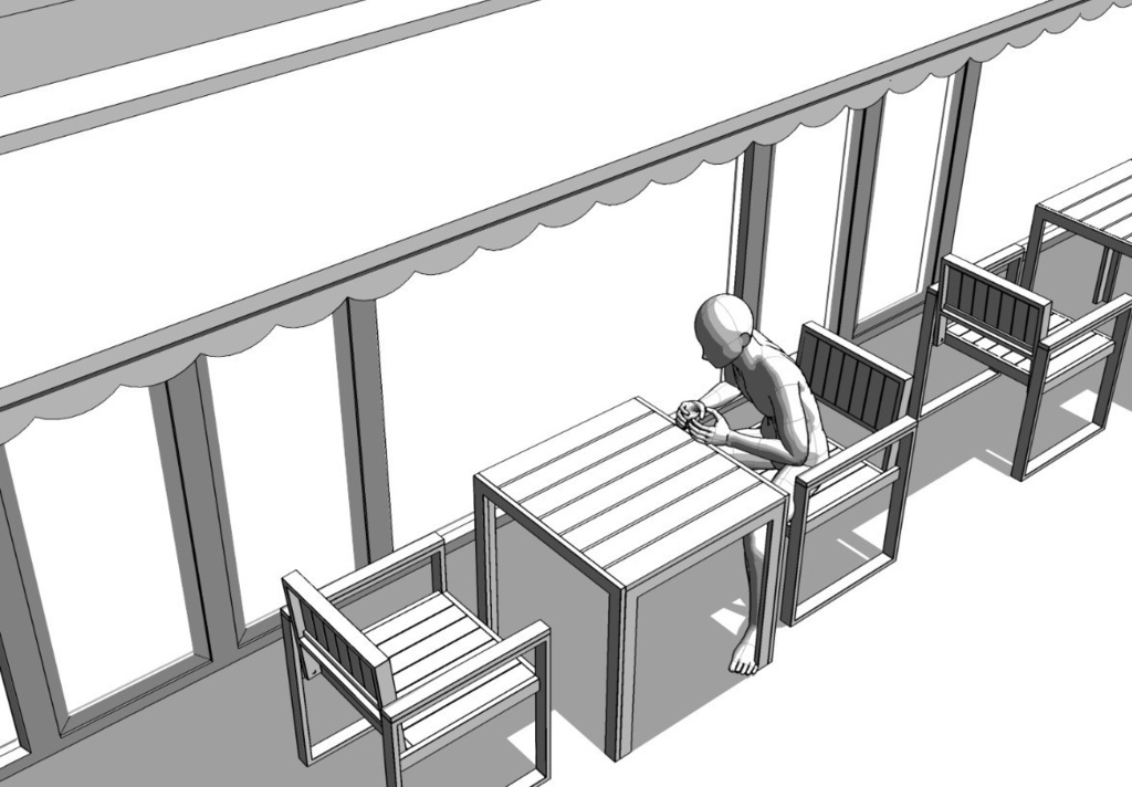 オープンカフェ