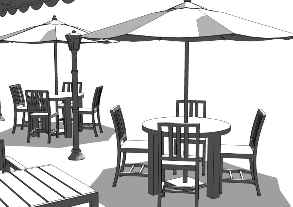 オープンカフェ