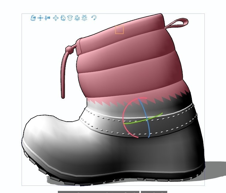【3D素材】スノーブーツ