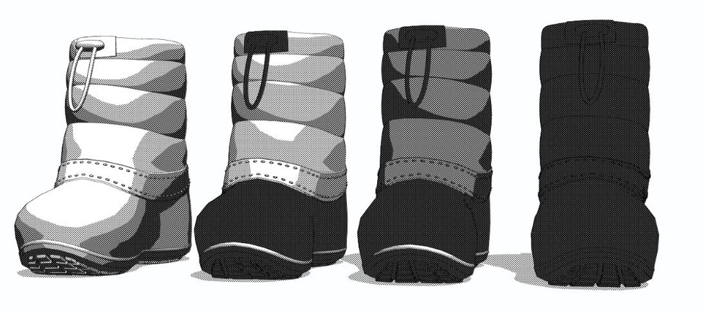 【3D素材】スノーブーツ