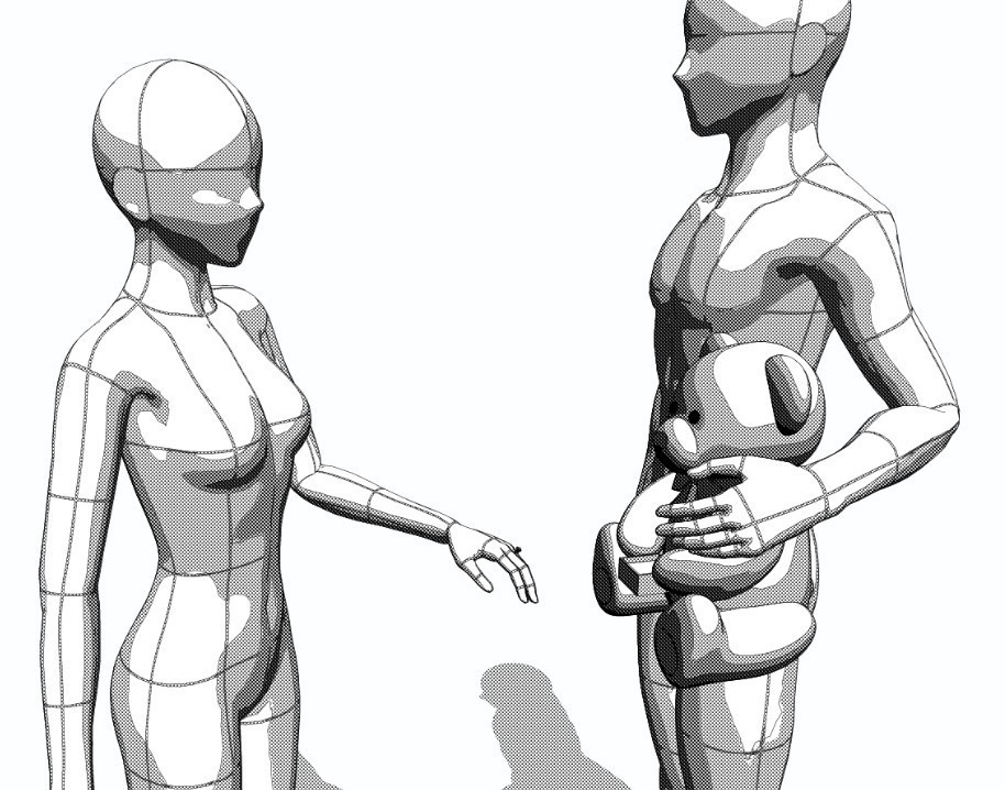 【3D素材】テディベア