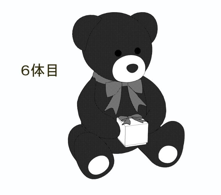 【3D素材】テディベア