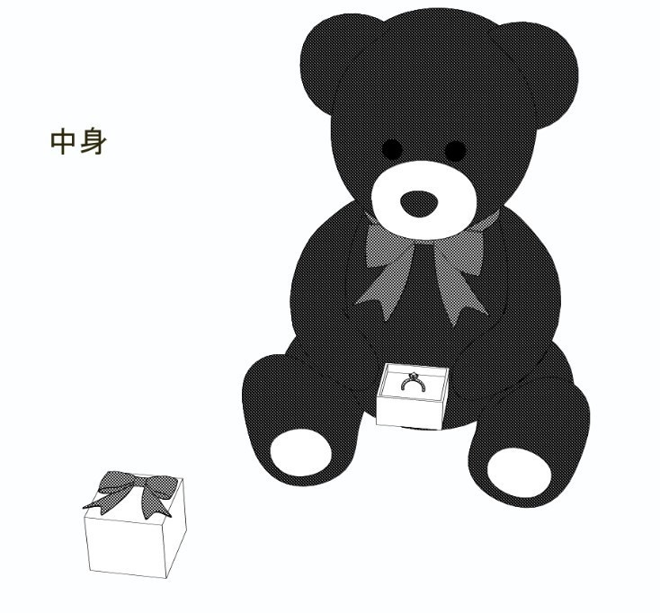 【3D素材】テディベア