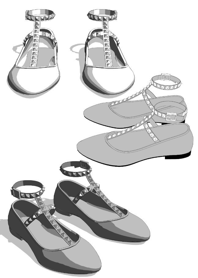 【3D素材】パンプス