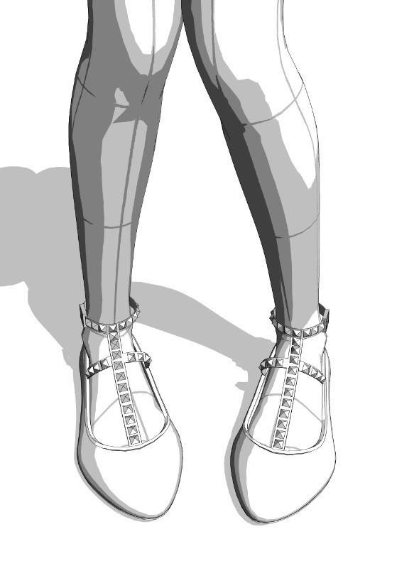 【3D素材】パンプス