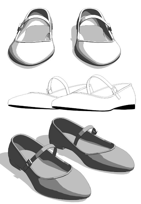 【3D素材】パンプス