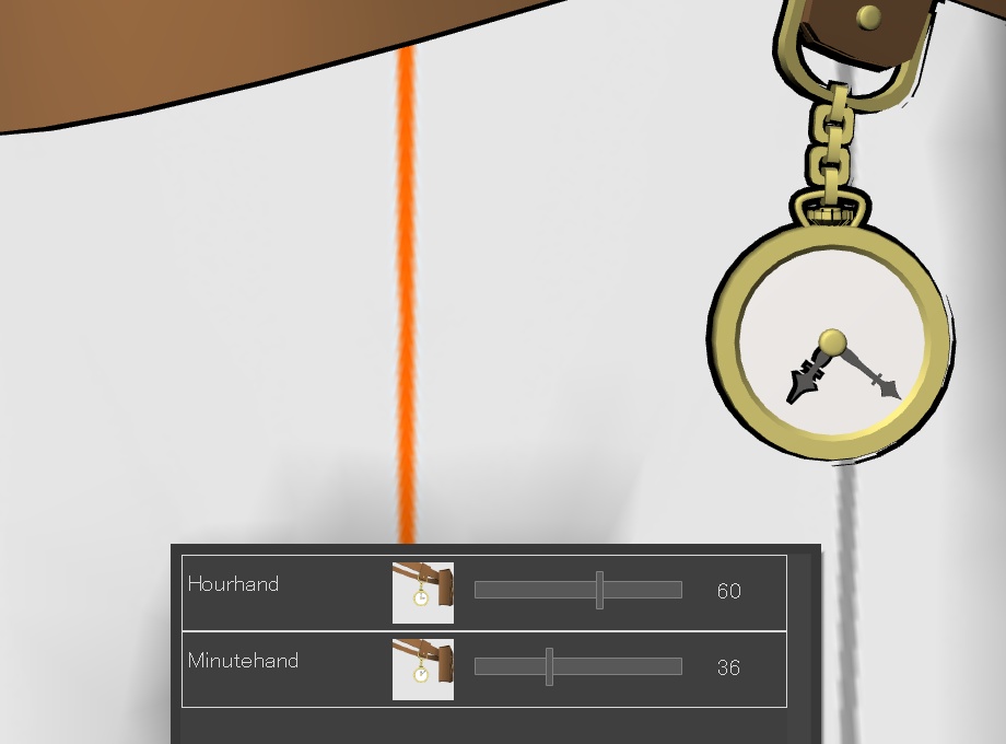 【3D素材】旅人用ウェストバッグ