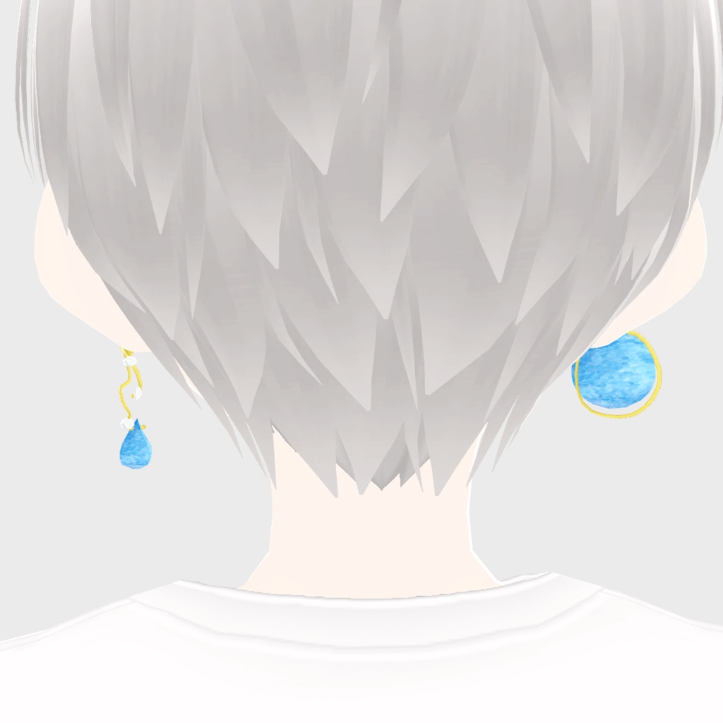 VRoid | 海のイメージイヤリング/ピアス