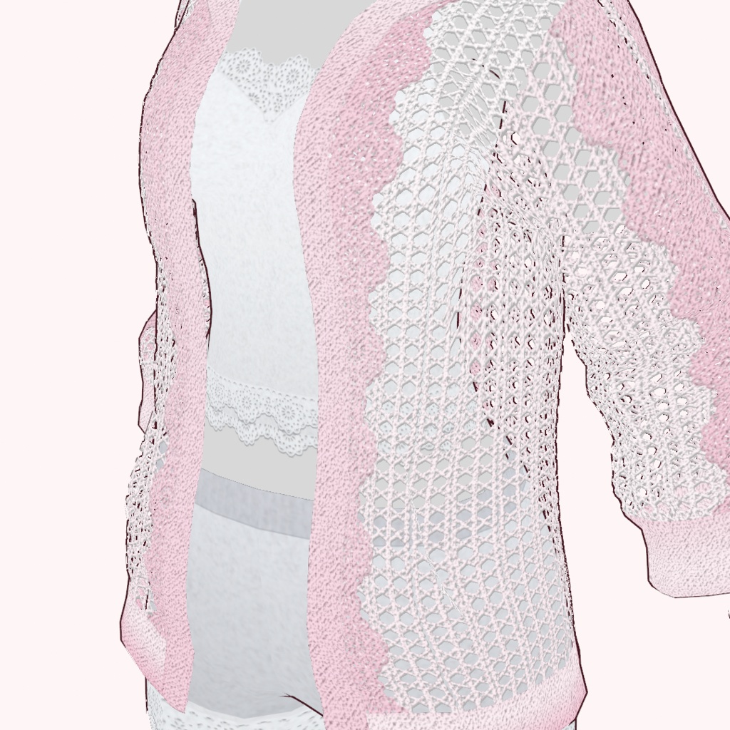 VRoid |レースカーディガン&ルームウェア