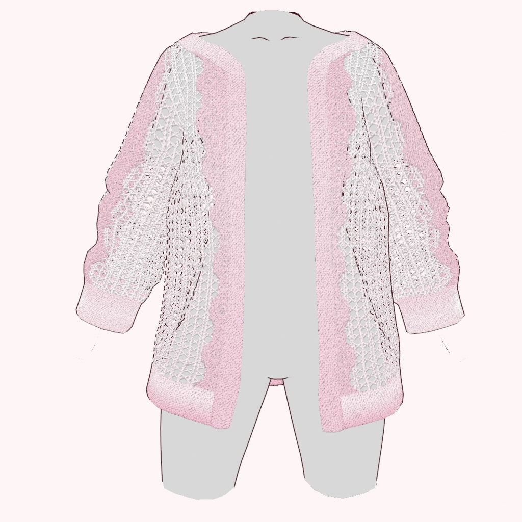 VRoid |レースカーディガン&ルームウェア