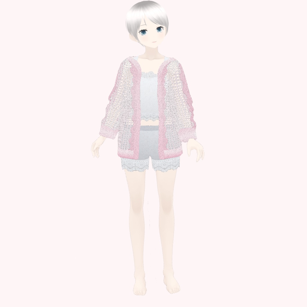 VRoid |レースカーディガン&ルームウェア