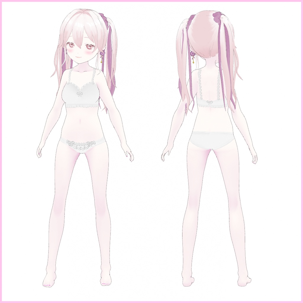 VRoid VRM オリジナル3Dモデル | Kaoriちゃん