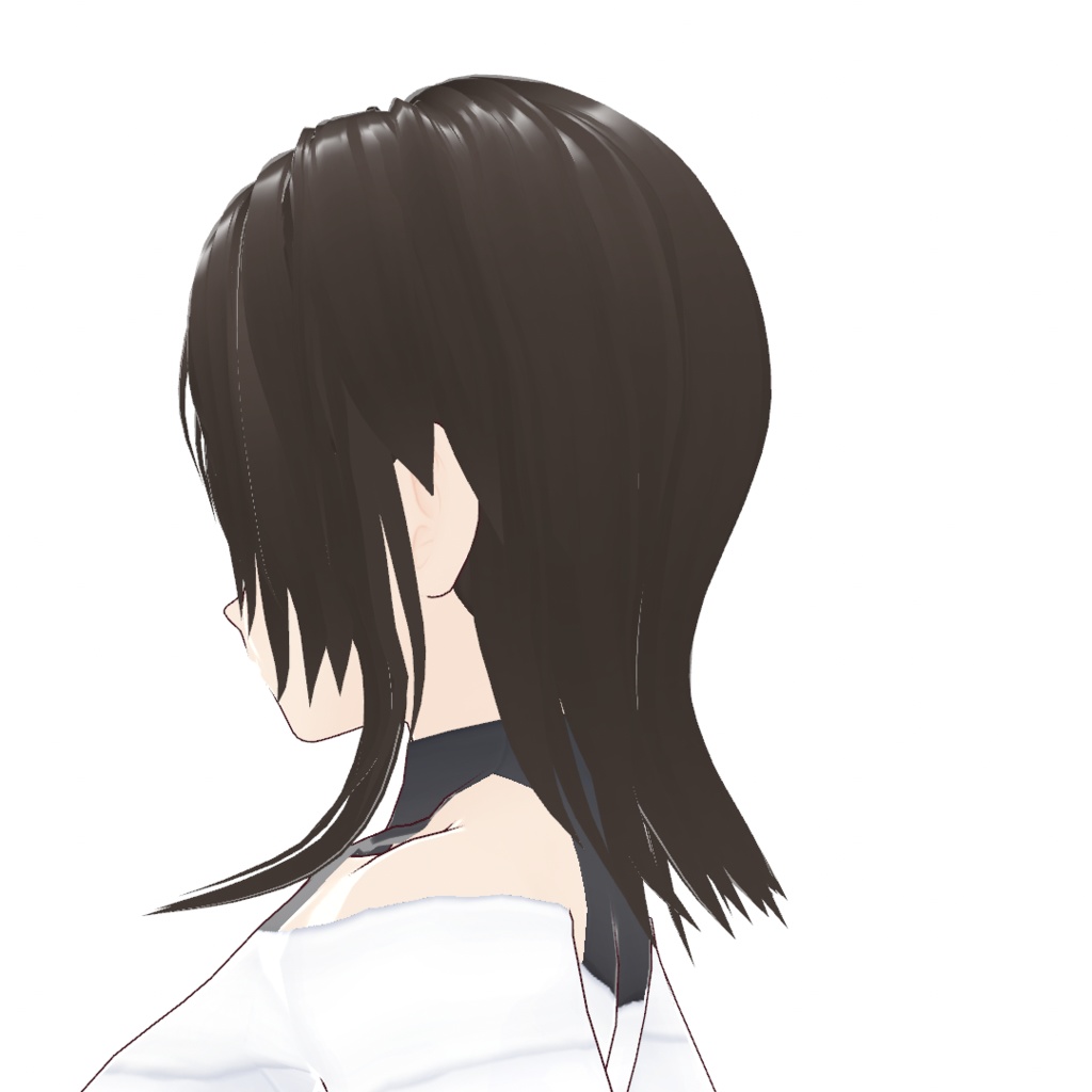 VRoidヘアプリセット | クールセミロング