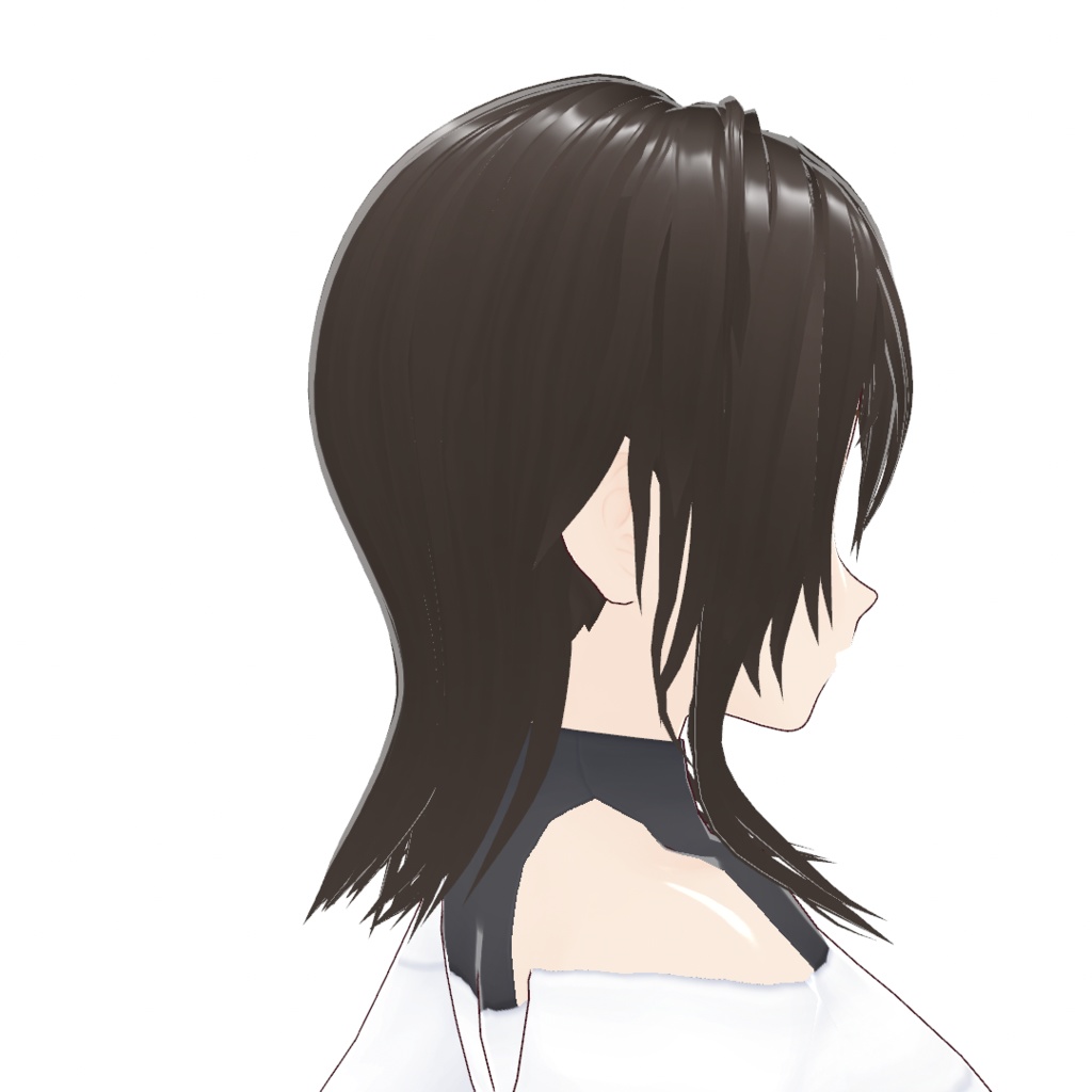 VRoidヘアプリセット | クールセミロング