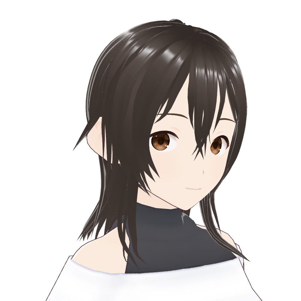 VRoidヘアプリセット | クールセミロング