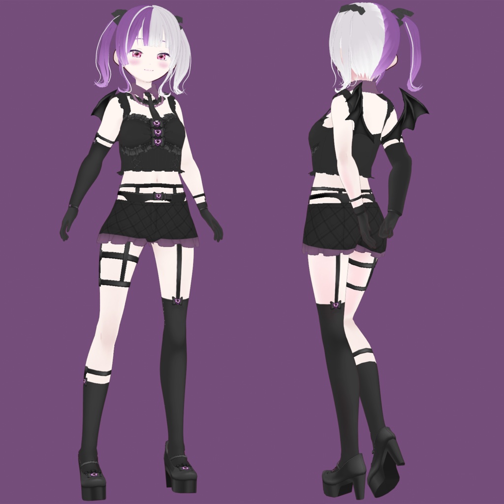 【1点限定】VRoid VRM オリジナル3Dモデル | Devilちゃん