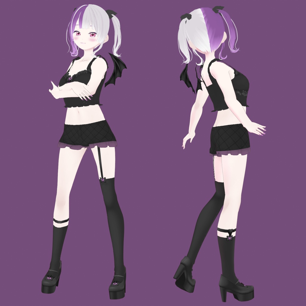 【1点限定】VRoid VRM オリジナル3Dモデル | Devilちゃん