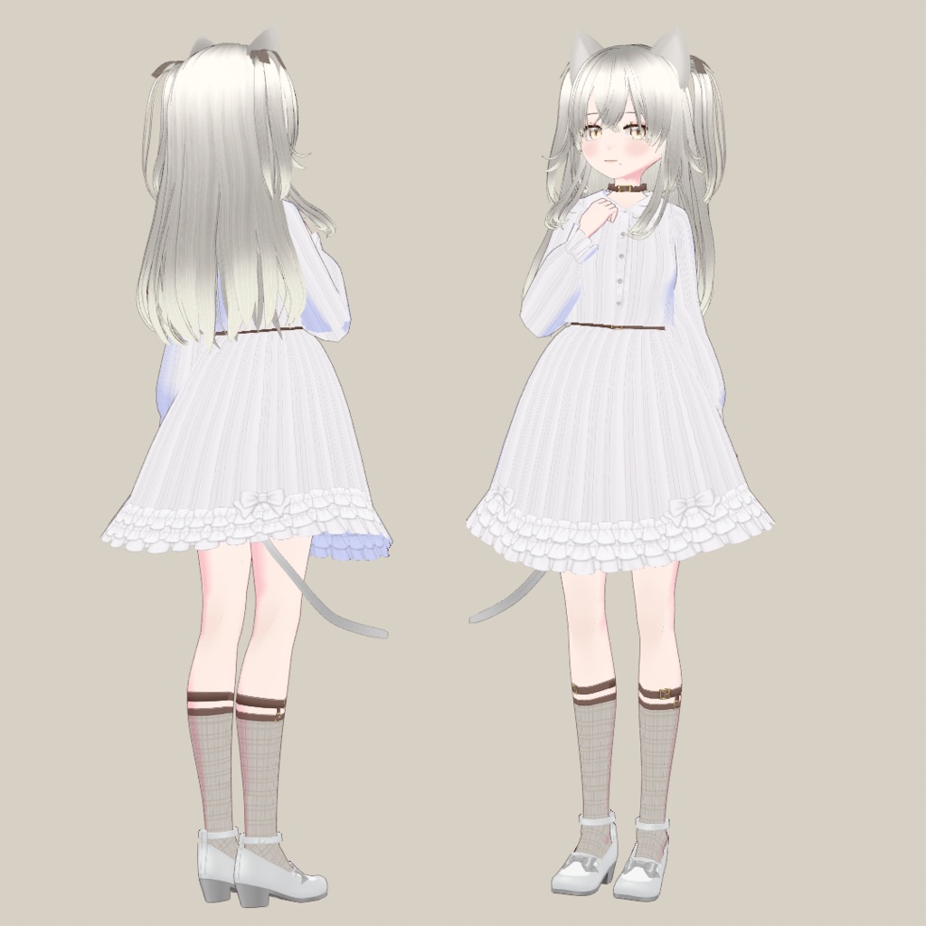 【1点限定】VRoid VRM オリジナル3Dモデル3種 | Nekoちゃん
