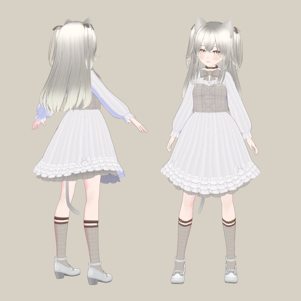 【1点限定】VRoid VRM オリジナル3Dモデル3種 | Nekoちゃん