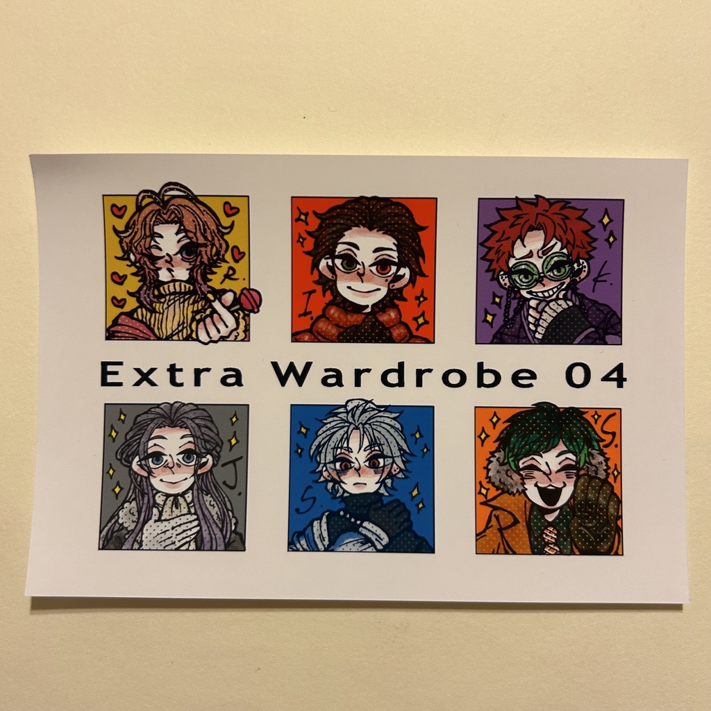Extra Wardrobe 04　ポストカード
