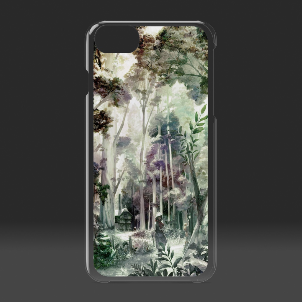 クリアiPhoneケース 「始まりの森」/ iPhone case Clear