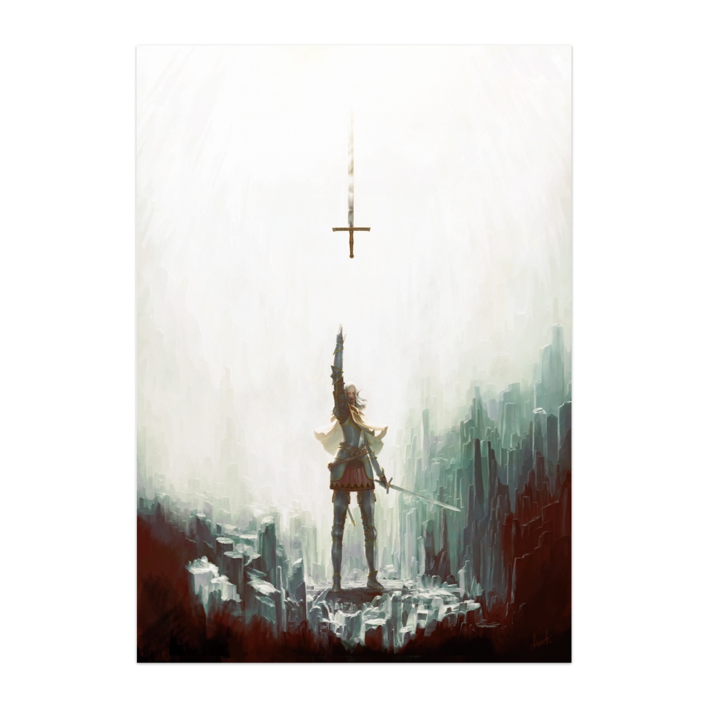 ポスター「岩窟の聖騎士」/ Poster