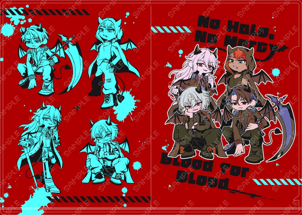 悪魔らっく A5クリアファイル