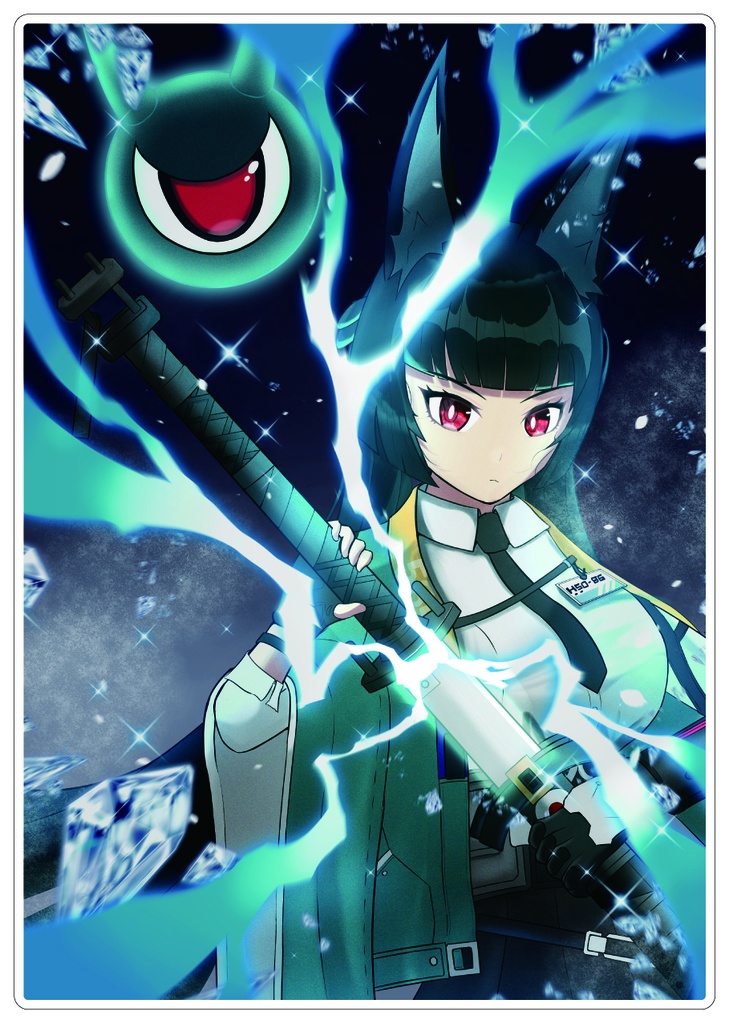 A5透明アクリルボード 脚スタンド付き【ゼンレスゾーンゼロ】