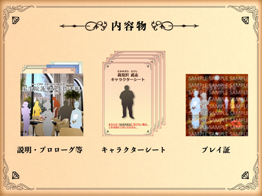 「犯罪分析官令嬢・宝生院蓮華の事件手帳 case.X-003」
