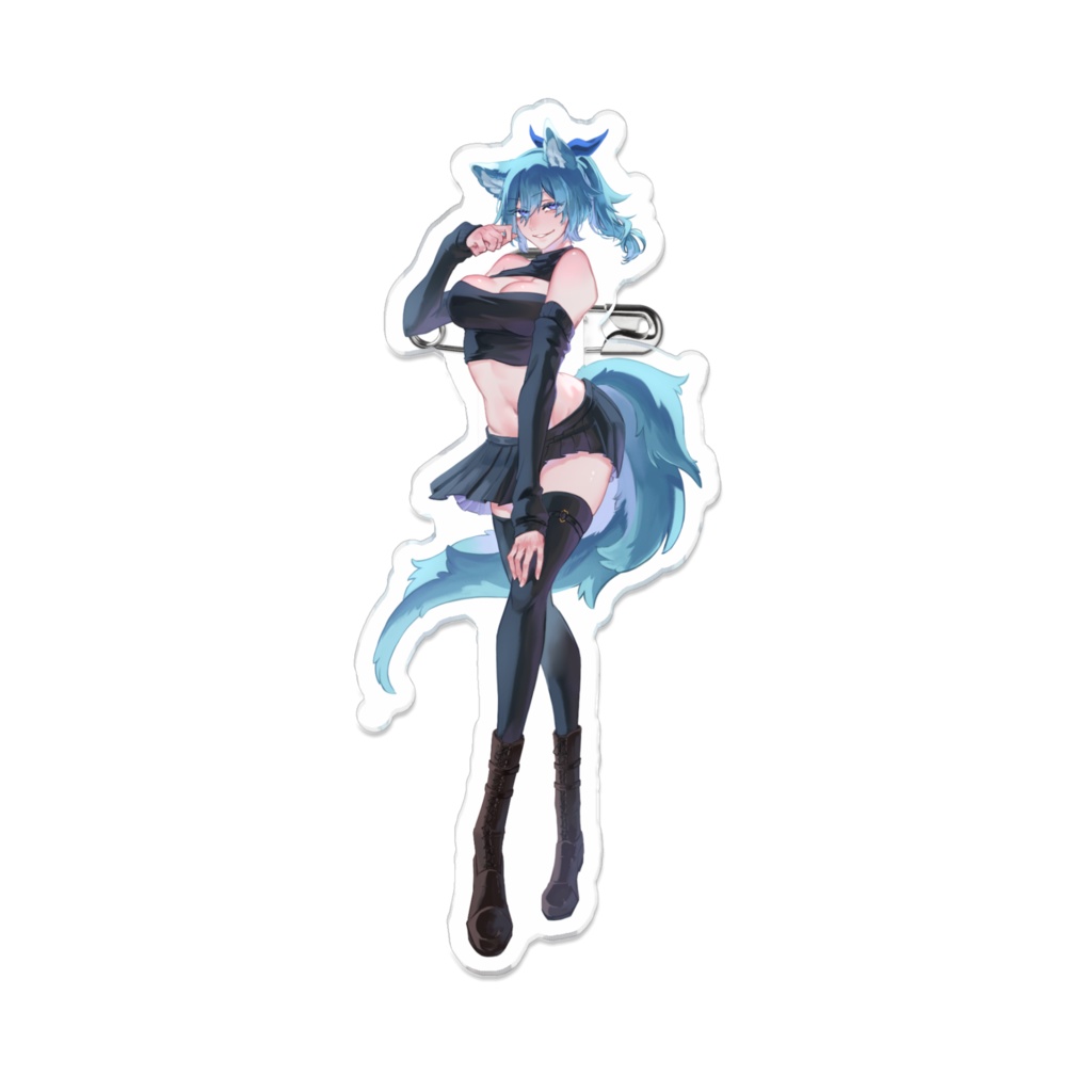 【一万記念】クノイチアクリルバッジ
