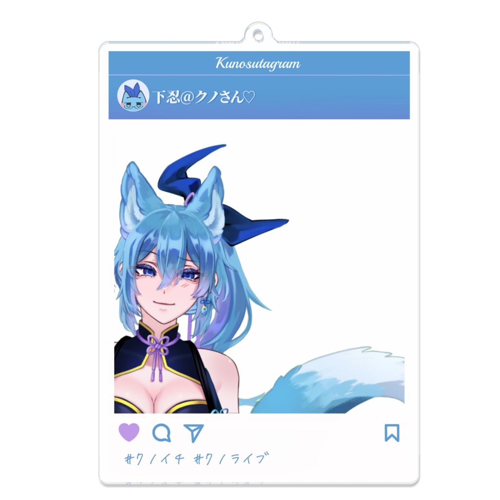 SNS風アクキー（微笑み）※先行で欲しい方向け