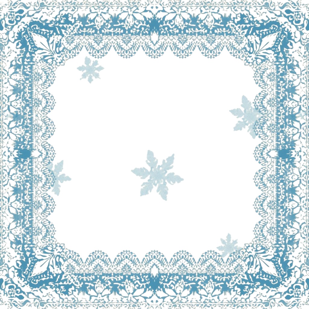 🎿 水彩スキー旅行クリップアートセット(アンティーク×水色/PNG22点)ット|PNG背景透過