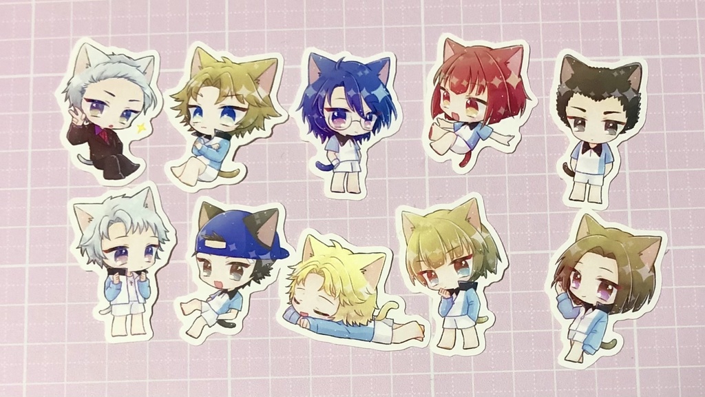 氷帝にゃんこシールフレーク