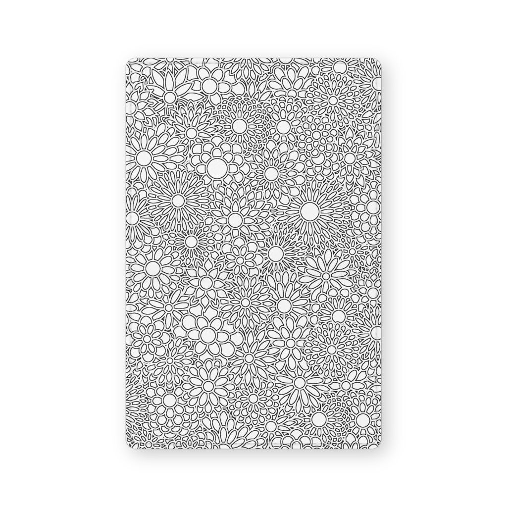 花柄名刺入れ（モノトーンver.)