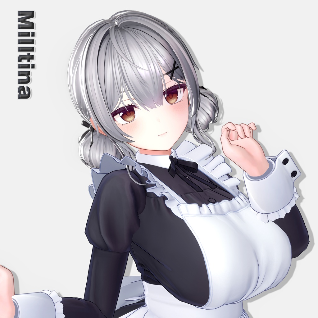 【48時間限定無料】【10アバター対応】Twin Bun Hair
