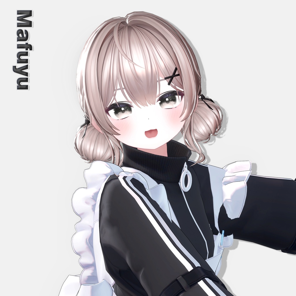 【48時間限定無料】【10アバター対応】Twin Bun Hair