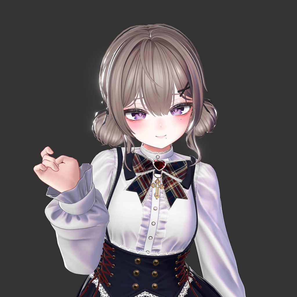 【48時間限定無料】【10アバター対応】Twin Bun Hair