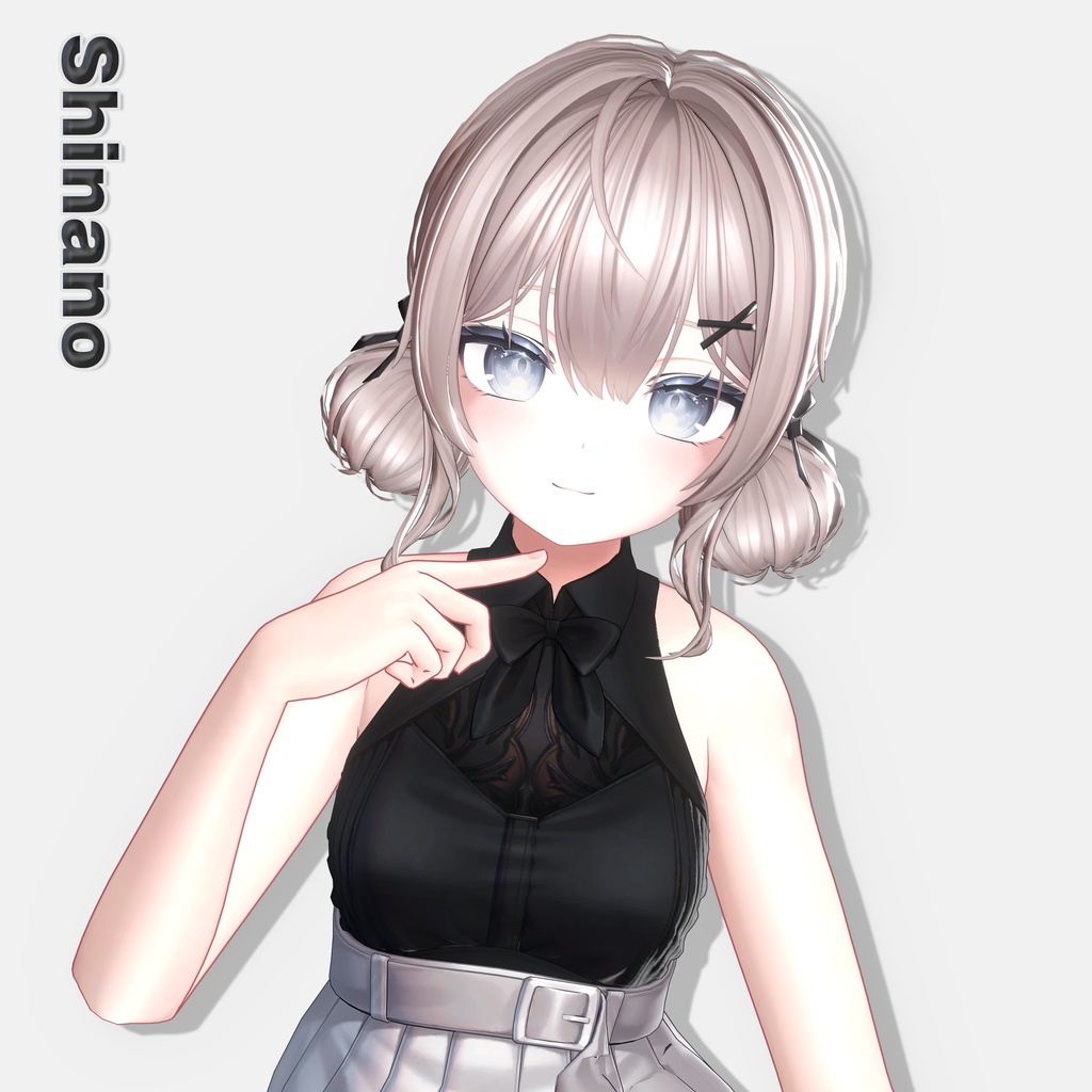 【48時間限定無料】【10アバター対応】Twin Bun Hair