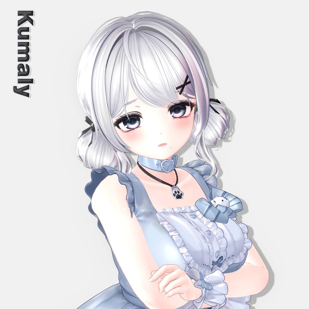 【48時間限定無料】【10アバター対応】Twin Bun Hair