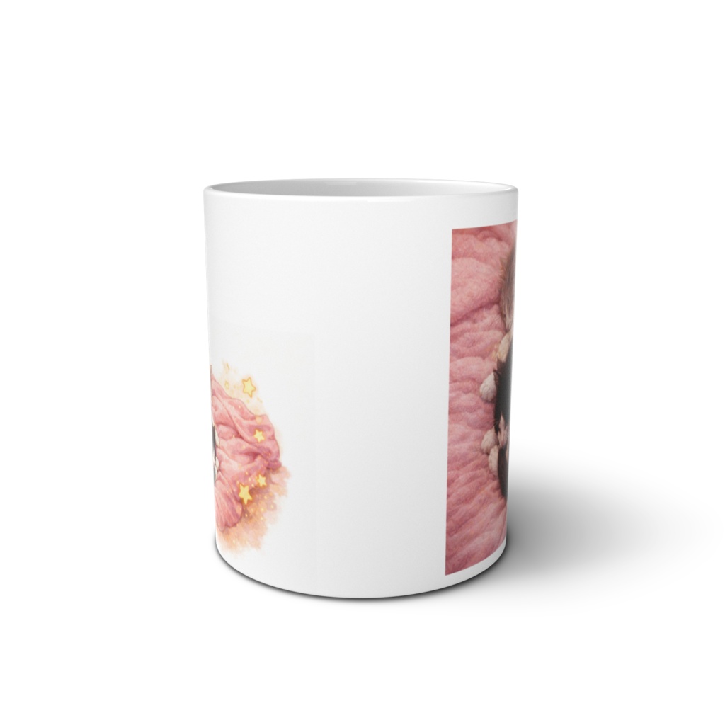 ふわふわ猫の癒しマグカップ