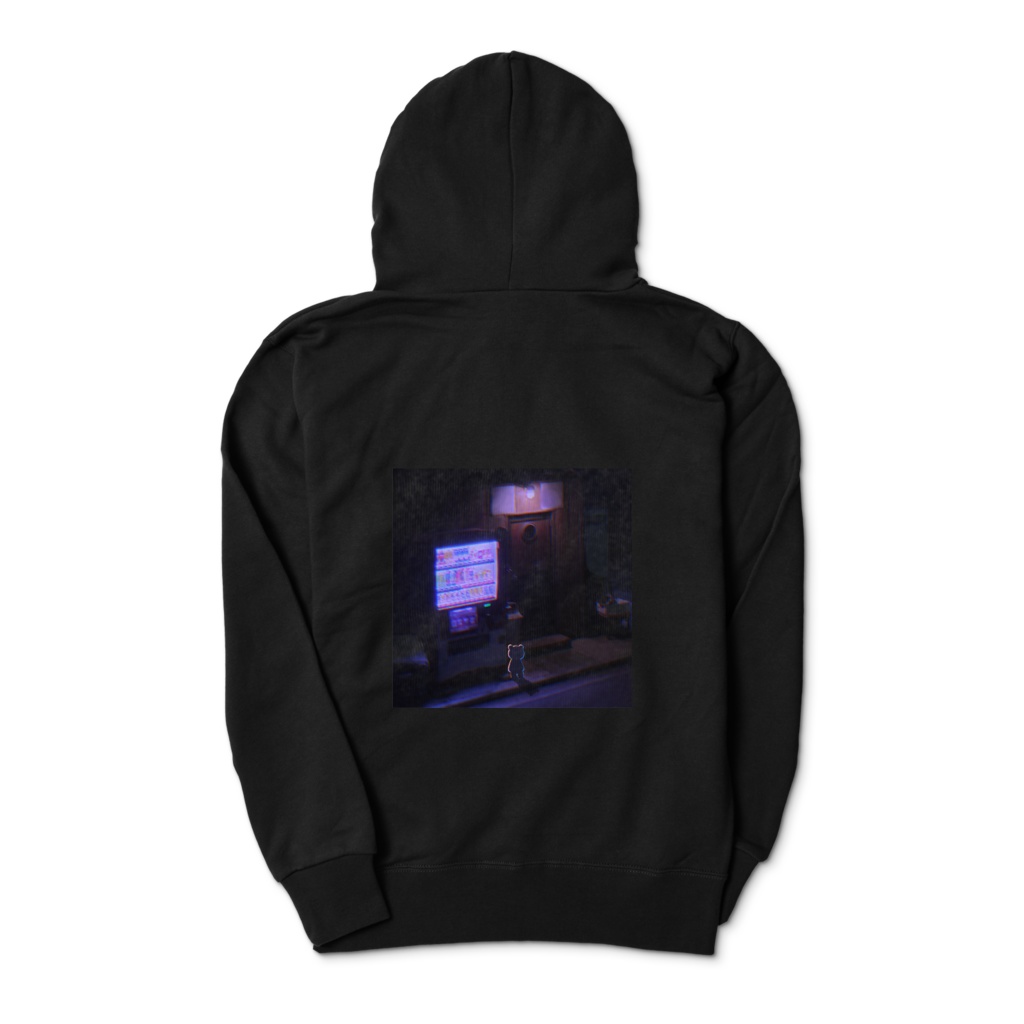 パーカー(くろ:高架下 しろ:タンク上)