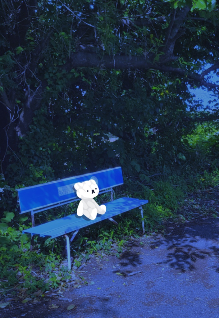 ポストカード(ベンチ)